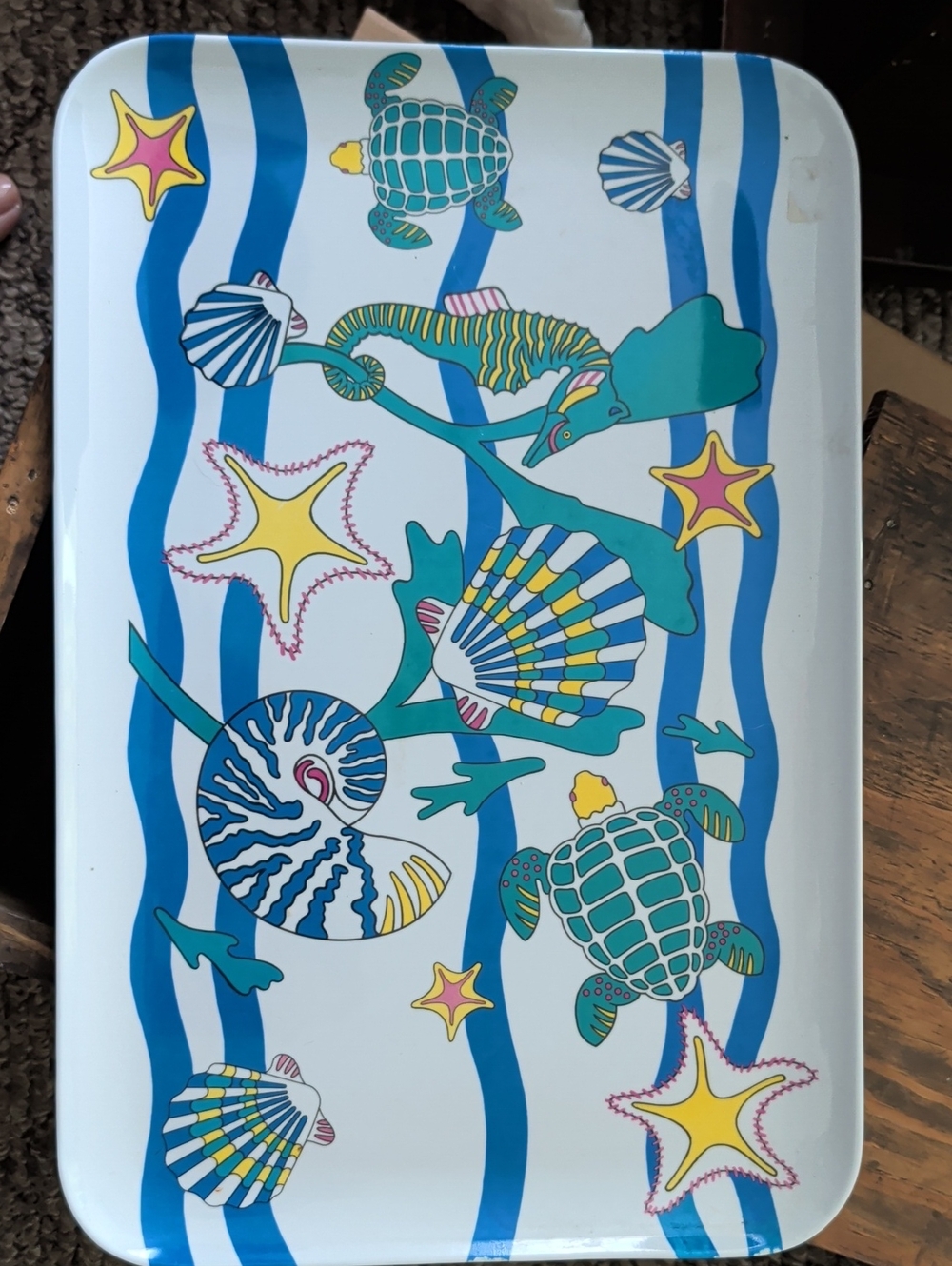 Melamine Ocean Sea Tray